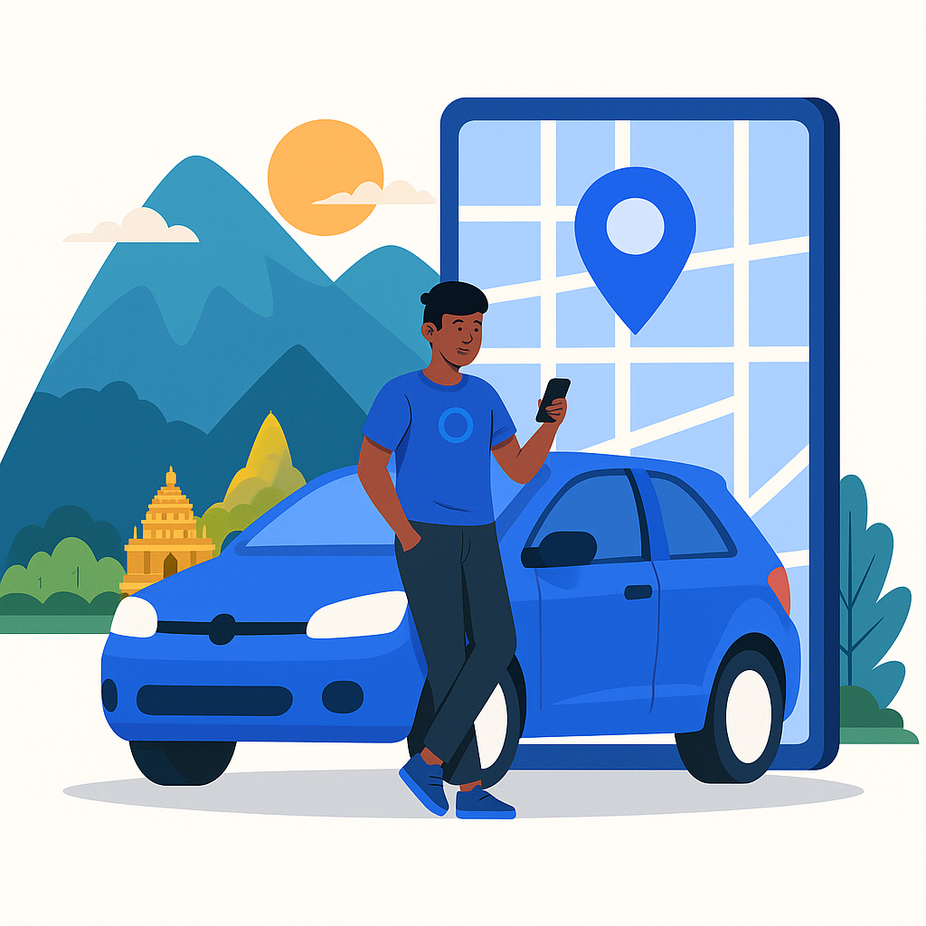 VDRIVE call driver driving customer's car in Coimbatore